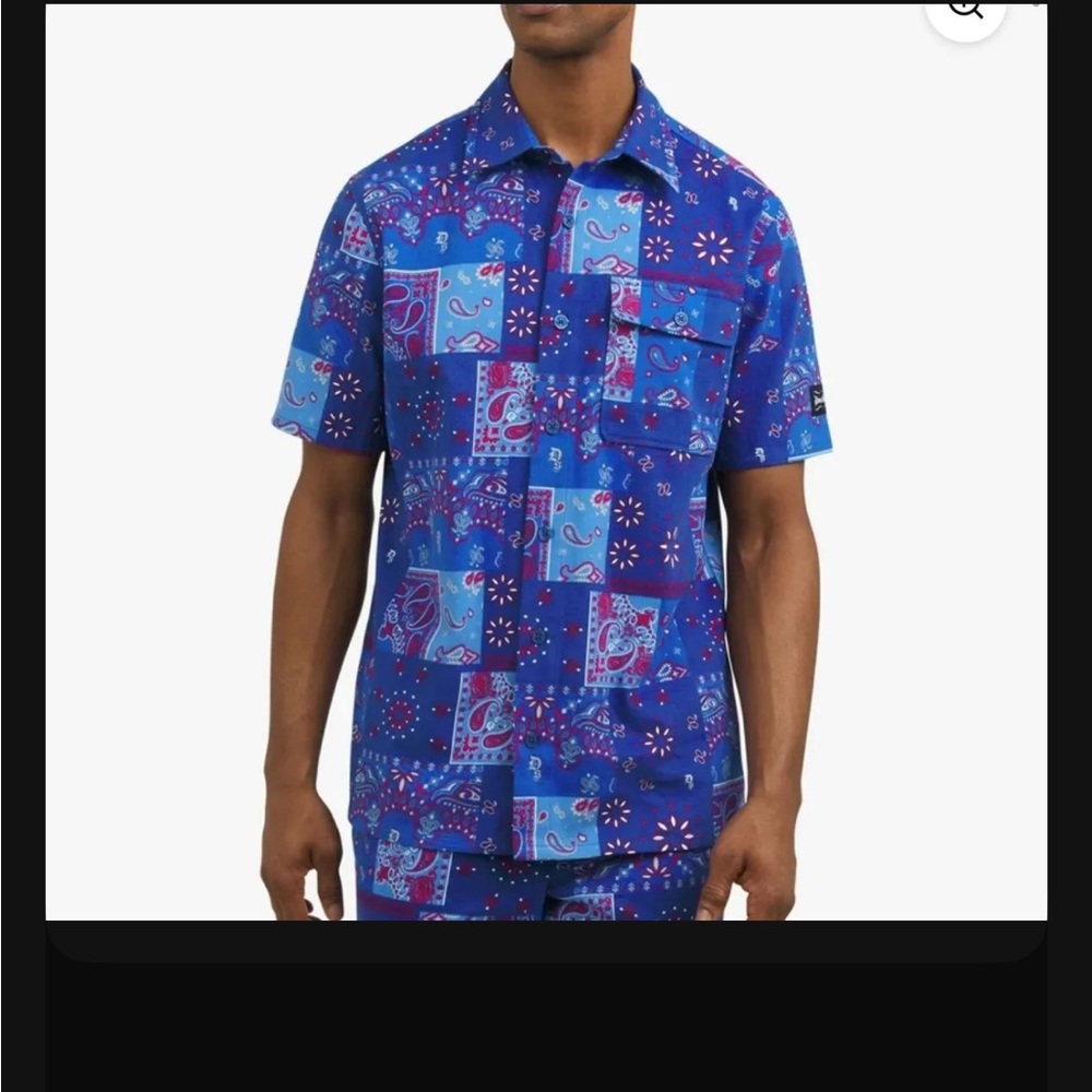 NWT XL snoop dogg bandanna shirt 1717